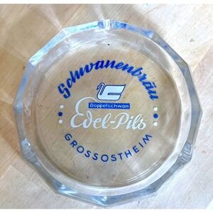 Schwanenbrau 7" Ashtray Evel-Pils Grossosteheim Doppelschwan Great Condition
